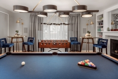 Game Room with Pool Table and Foosball